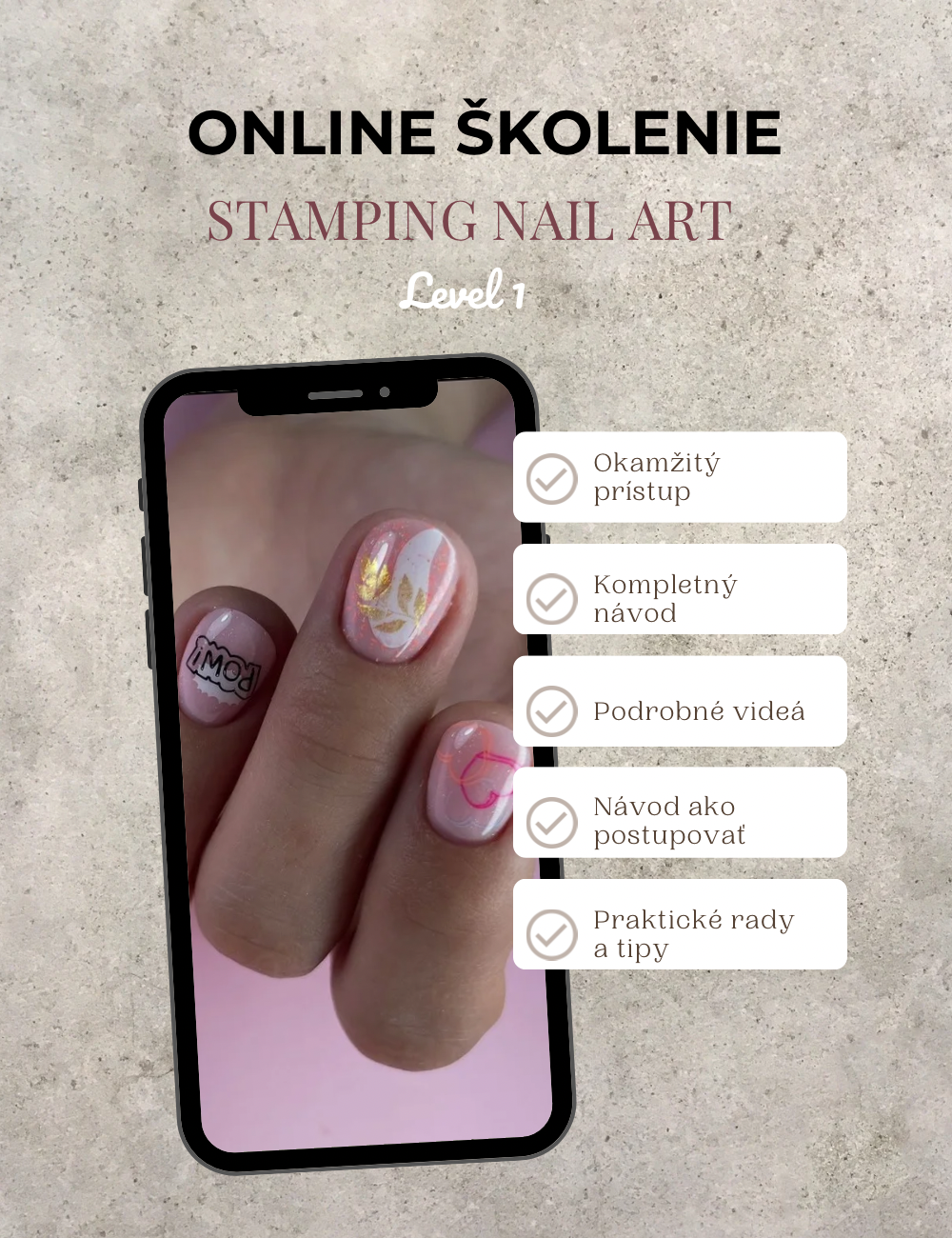 Stamping nail art Level 1